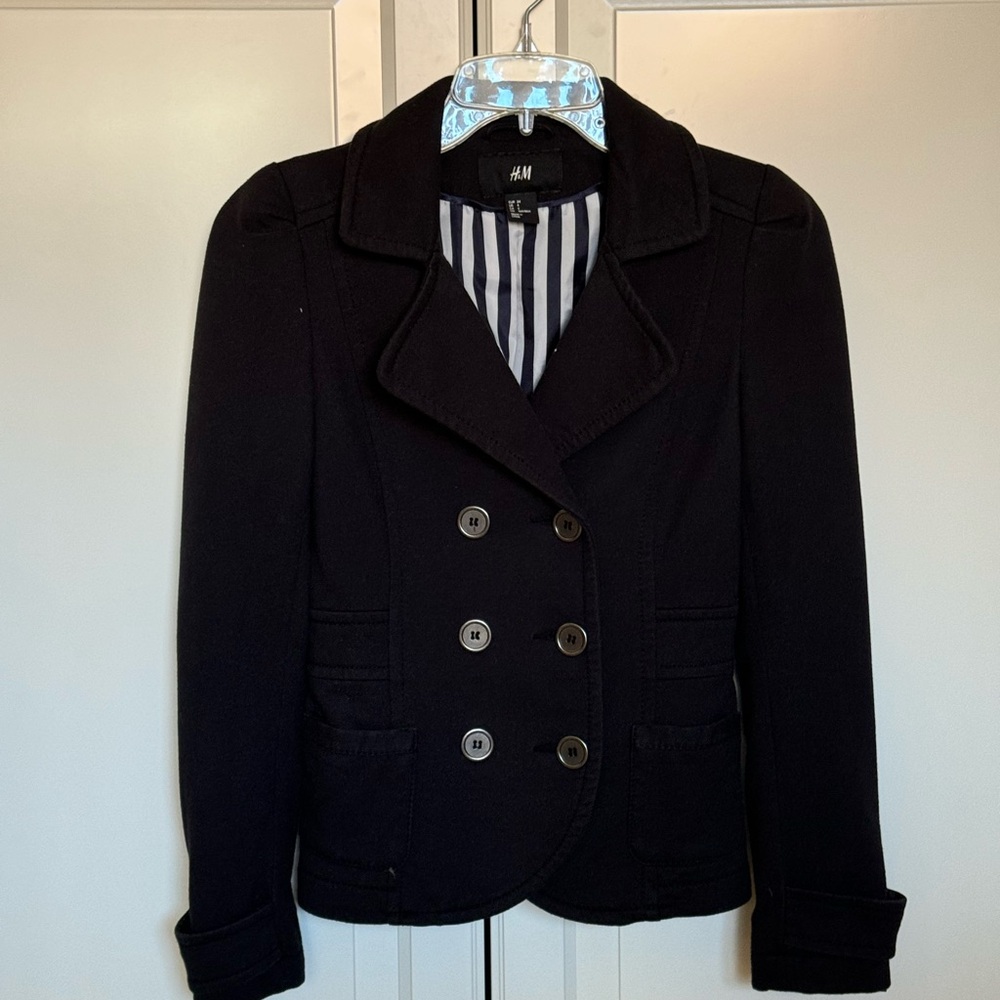 H&M Navy Blue Blazer